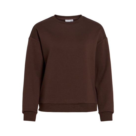 Vila visandy l/s sweat top 14103140 coffee bean - Image 1