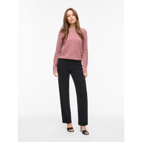Vila vidalo o-neck l/s knit top- noos 14082767 nostalgia - Image 4