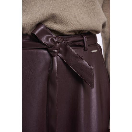 Rino & Pelle faux leather skirt with belt chelsea.7502611 10873 chocolate bean - Image 2