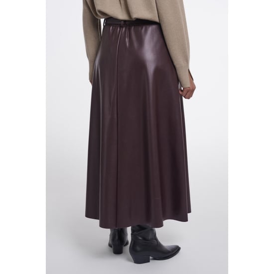 Rino & Pelle faux leather skirt with belt chelsea.7502611 10873 chocolate bean - Image 3