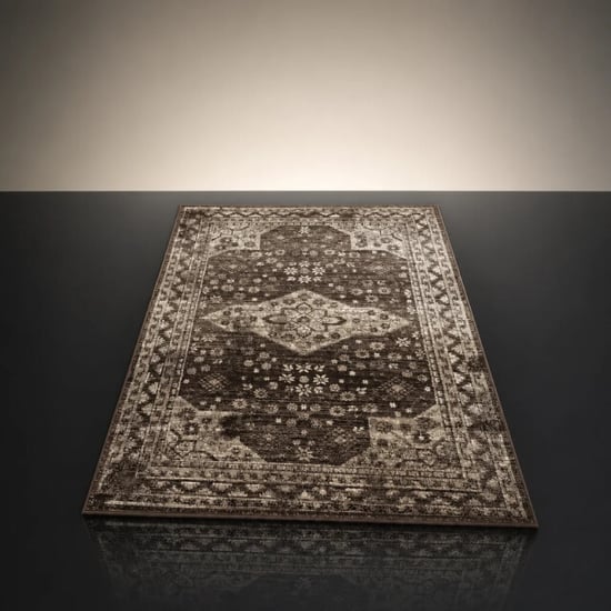 Muratap Vintage vloerkleed bruin beige- 160x230 cm - Image 3