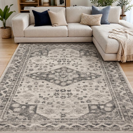 Muratap Vintage vloerkleed creme- 240x340 cm - Image 1