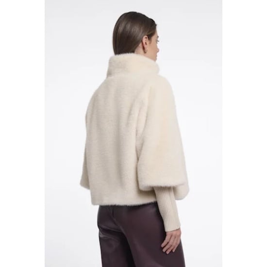 Rino & Pelle Nesrin.7002611 rino en pelle jacket with rib cuffs birch - Image 2
