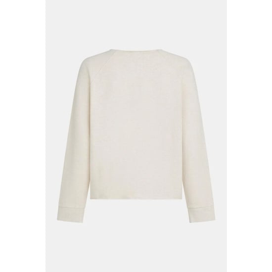 Penn & Ink W26f1926 036m-36 penn en ink sweater print beige mel. beige - Image 2