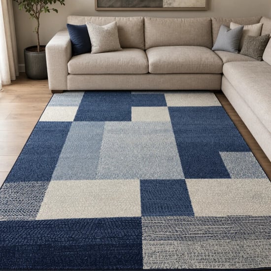 Muratap Santo modern vloerkleed grijs- 160x230 cm - Image 1