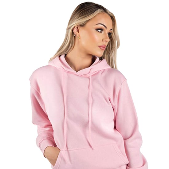Wellworth Womens Baby Pink Hoodie Size M Soft Cozy Loungewear Pullover - Image 6