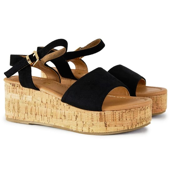 V.gan Vegan Gotu Cork Wedge Sandals - Image 2