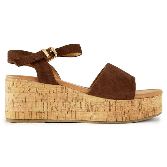 V.gan Vegan Gotu Cork Wedge Sandals - Image 1