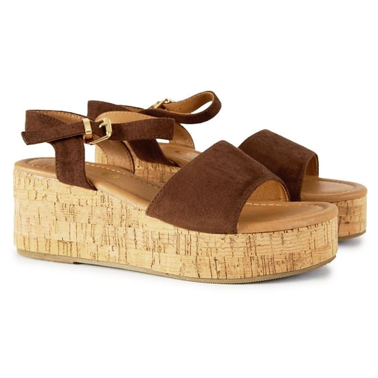 V.gan Vegan Gotu Cork Wedge Sandals - Image 2
