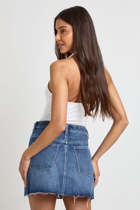 Seam Detail Mini Skirt - Image 2