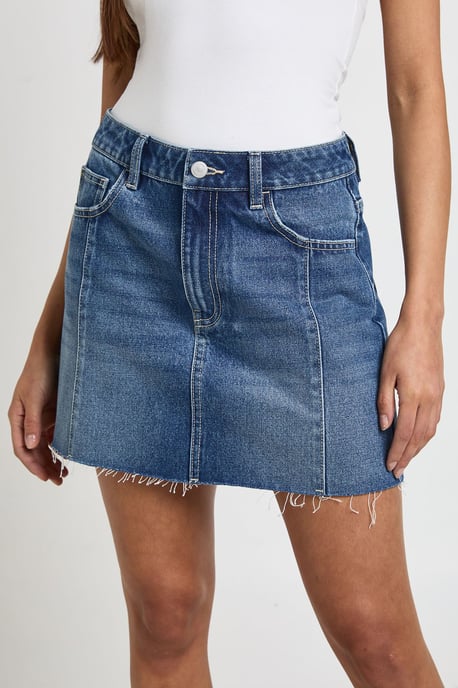 Seam Detail Mini Skirt - Image 4