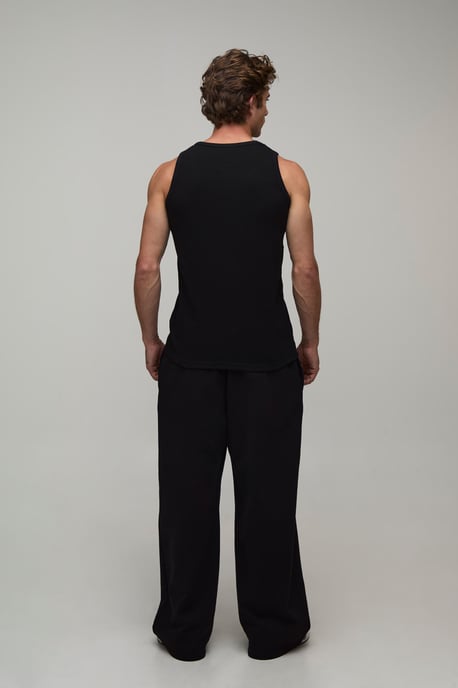 Essential Regular Fit Waffle Vest - Image 2