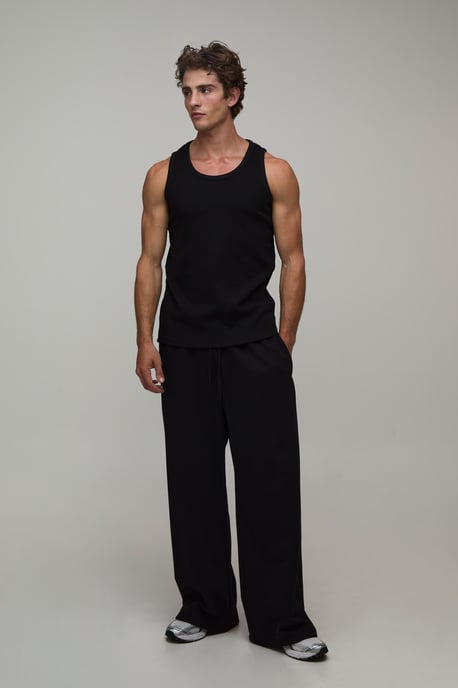 Essential Regular Fit Waffle Vest - Image 4