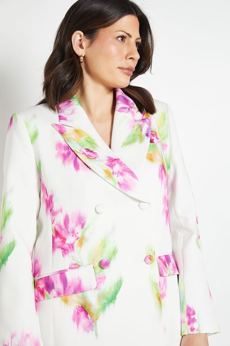 Floral Satin Blazer Coord - Image 4