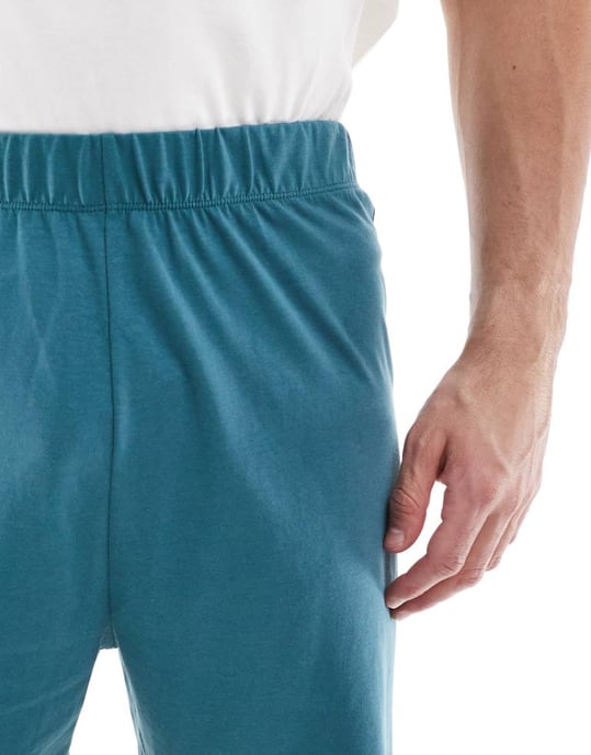 ASOS DESIGN boxy nattset med raglanärm i ecru - BEIGE - Image 2