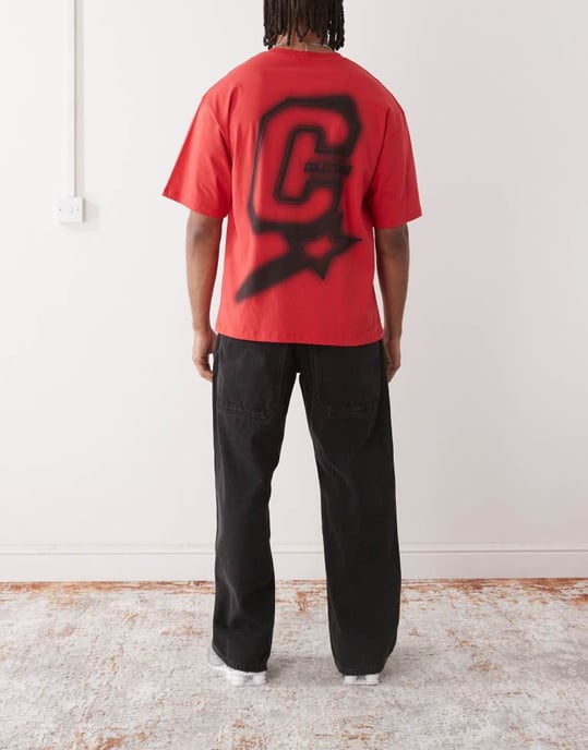 Cheap Monday x Landon Barker Looser baggy jeans i tvättad svart - Image 3