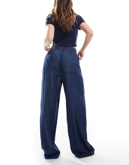 French Connection Collorado denimflödande jeans i vintageblå - Image 3
