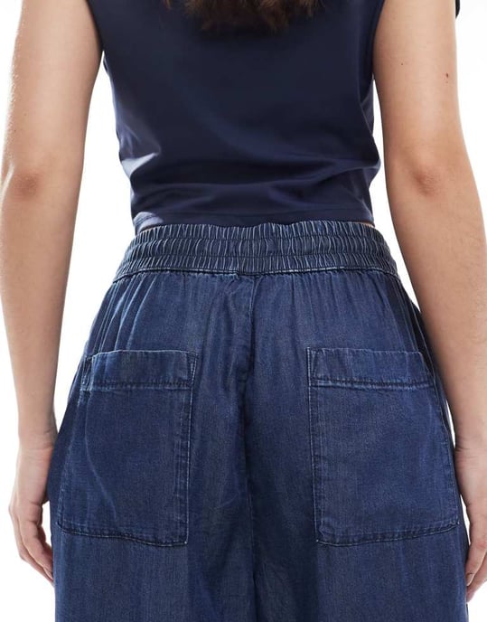 French Connection Collorado denimflödande jeans i vintageblå - Image 4
