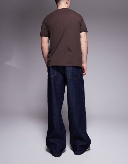 ASOS DESIGN lösa jeans i råtvätt - Image 2
