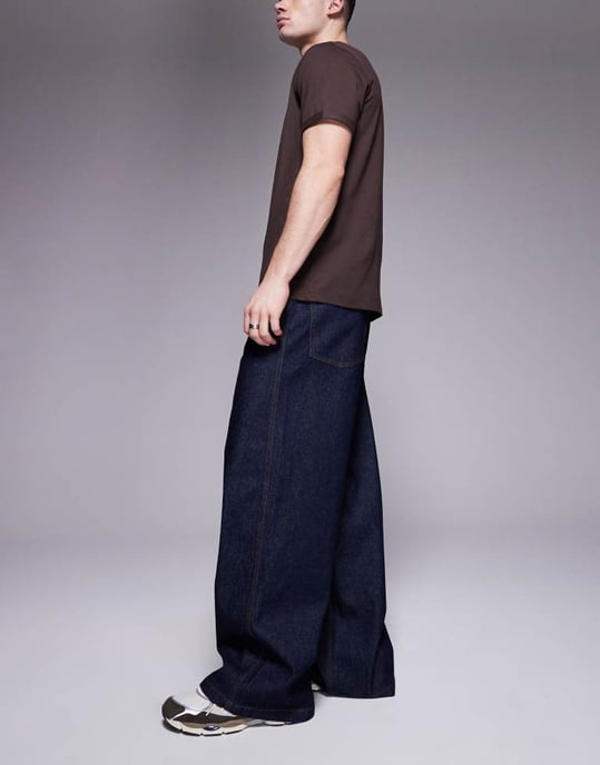 ASOS DESIGN lösa jeans i råtvätt - Image 3