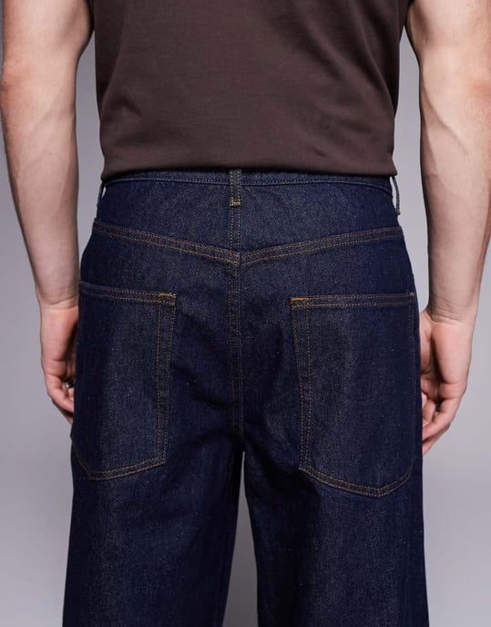 ASOS DESIGN lösa jeans i råtvätt - Image 4