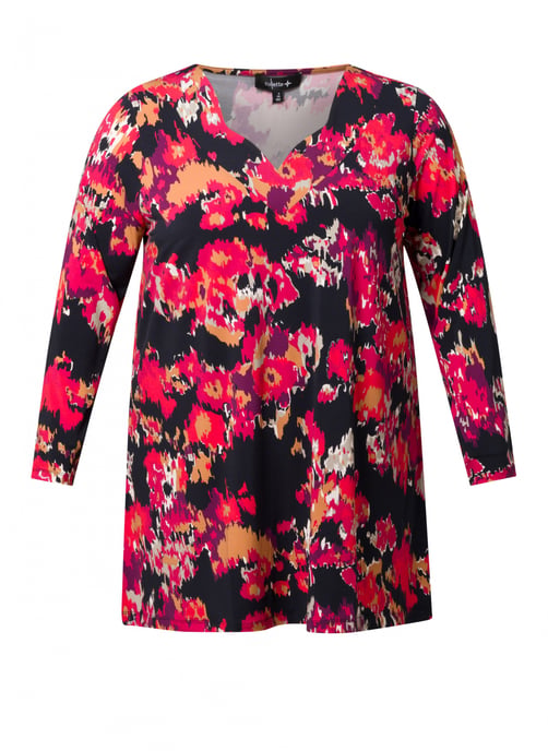 COLLETTA Nena Tops - Soft Red/Multi Colou - Image 1