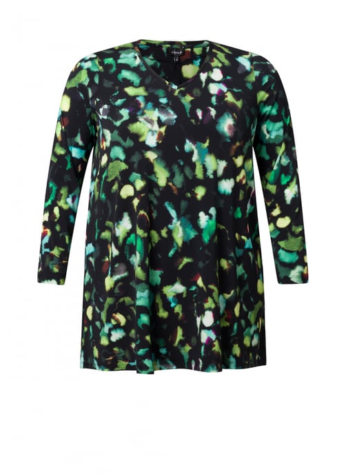 COLLETTA Nienke Tops - Green/Multi-Colour - Image 1