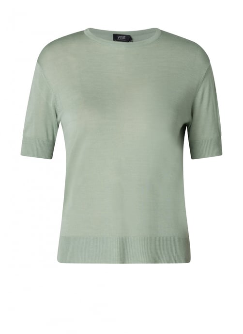 YEST CURVE Willemina Tops - Slate Green - Image 1