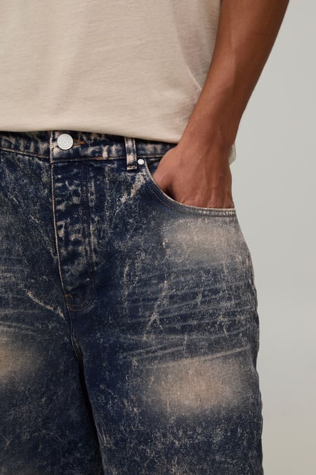 Tall Extreme Washed Ripped Super Baggy Jeans - Image 3