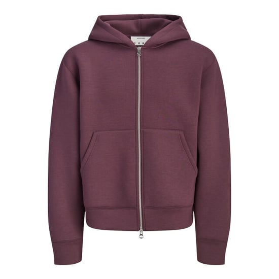 Jack & Jones Jcolegacy sweat scuba zip hood noos steen - Image 1