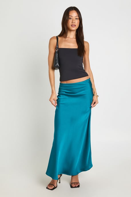 Tall Satin Slip Midaxi Skirt - Image 1