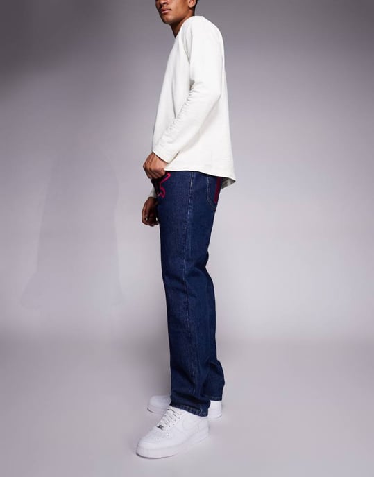 ICECREAM springande hund denimjeans i indigo - Image 2