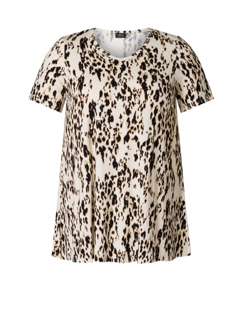 YEST CURVE Ankie Essential Tops - Raw White/Multi Colo - Image 1