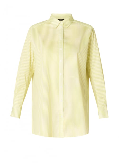 YEST CURVE Vaishnavi Tops - Off White/Citric Gre - Image 1