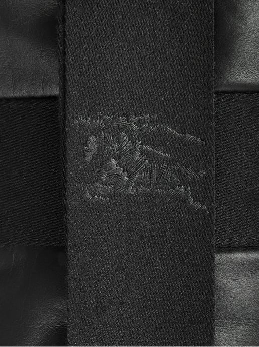 Gevoerde schoudertas met logo-kussen - Image 4