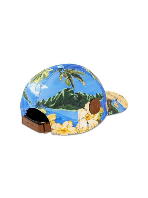 Baseballpet met logo-patch in Hawaïaanse print. - Image 2