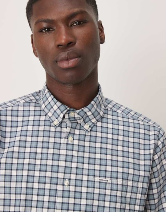 Barbour Lomond tailored shirt in northshore tartan - Image 2