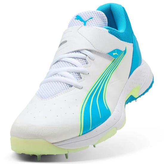 24.1 Spike Cricket Shoes in White - Image 4