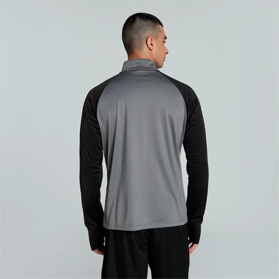 Puma TeamLiga Mens Grey Football Top - Image 2