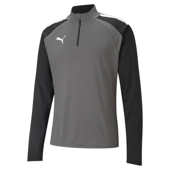 Puma TeamLiga Mens Grey Football Top - Image 4