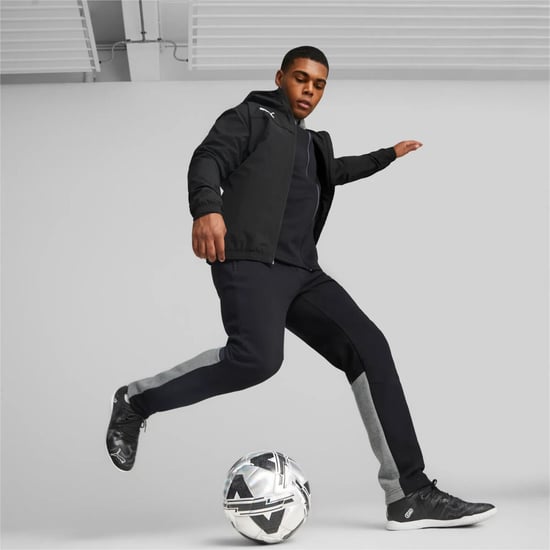 Puma TeamRISE All Weather Rain Jacket Waterproof Coat Black 657396 - Image 6
