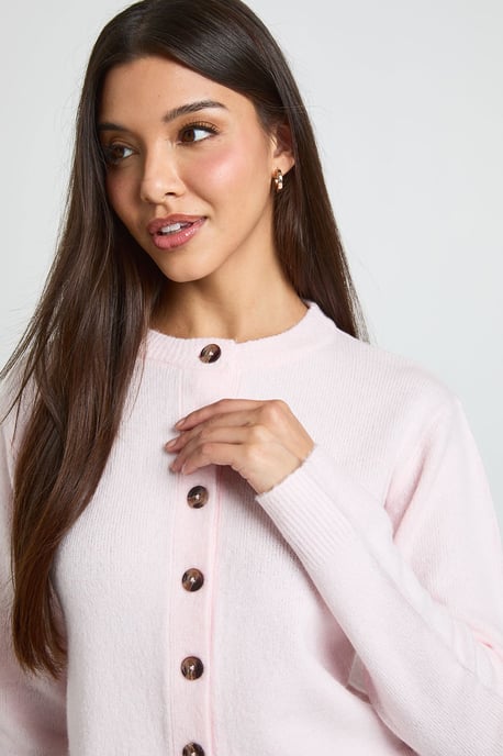 Knitted Cropped Cardigan - Image 4