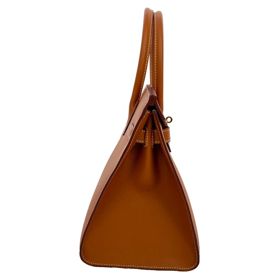 Hermès Birkin 30 Gouden Hardware in Bruin Togo Leer - Image 3