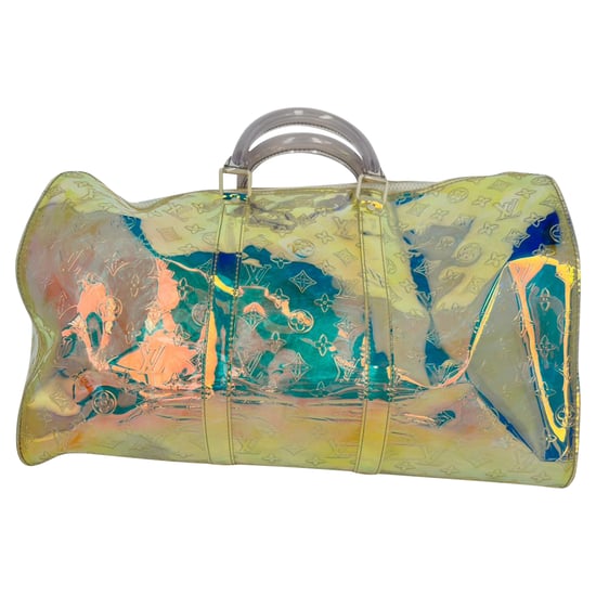 Louis Vuitton Monogram Prism Keepall Bandoulière Tas in Multicolor PVC - Image 5