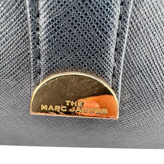 Marc Jacobs Gecollecteerde Schoudertas in Zwart Leer - Image 6