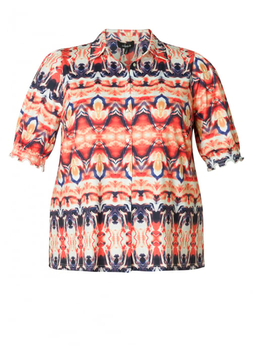 COLLETTA Phileine Tops - Spice Red/Multi colo - Image 1