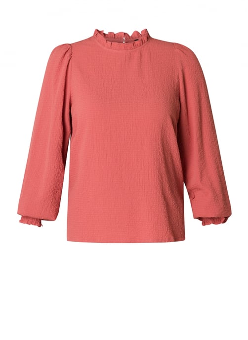 YEST CURVE Sabine Tops - Brick Red - Image 1