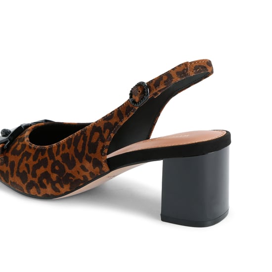 Kurt Geiger London Suede Kingsley Block Heel Heels - Image 3