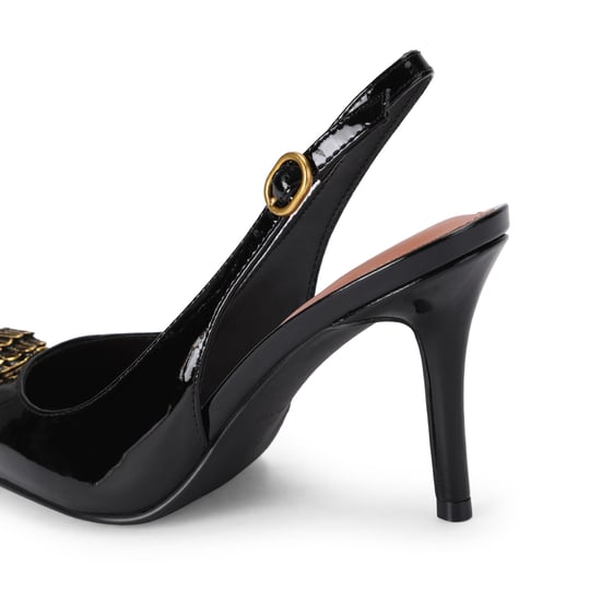 Kurt Geiger London Patent Leather Kensington Sling Heels - Image 3