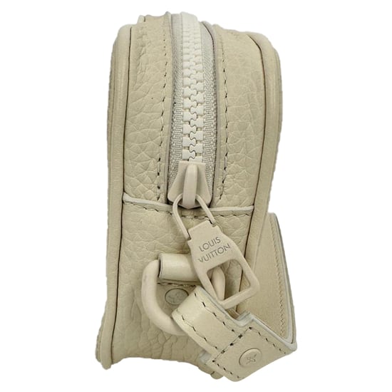 Louis Vuitton Monogram Pochette Volga Clutch in Witte Leer - Image 2